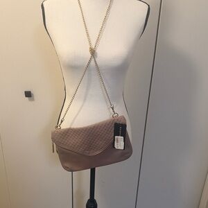 Rampage Quilted Crossbody Bag - Brown
